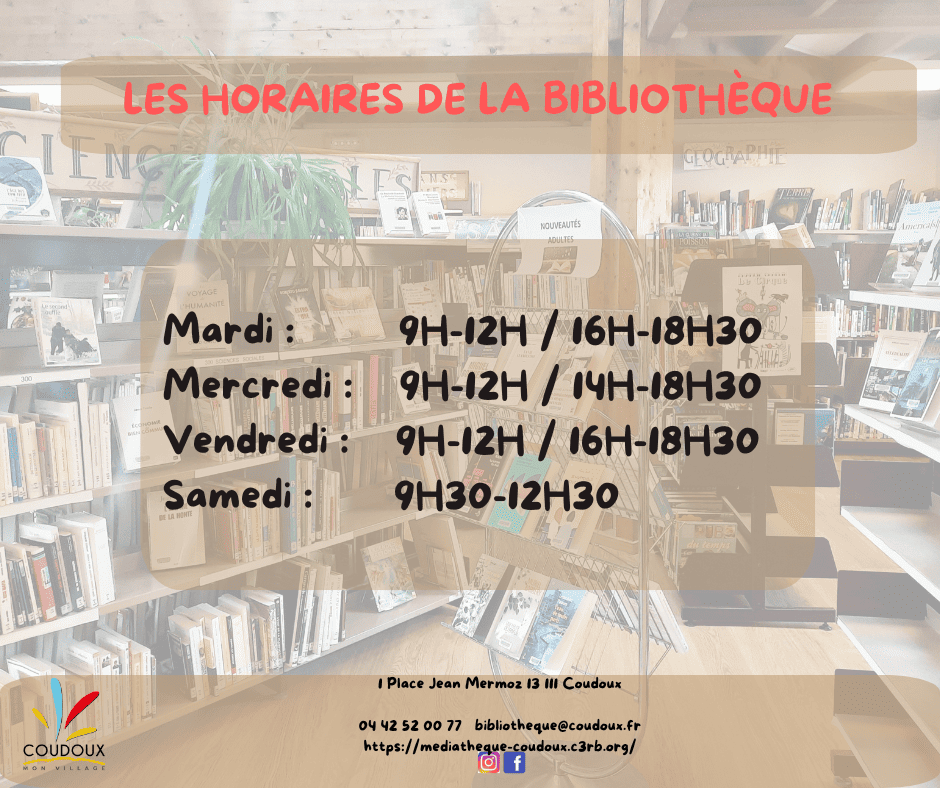 Horaires bibliotheque 2025 1 1